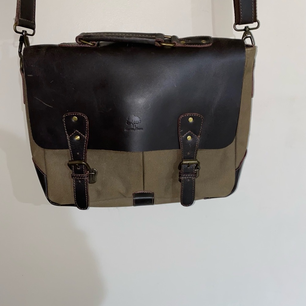 Leather Computer Bag - Picture 9 of 12